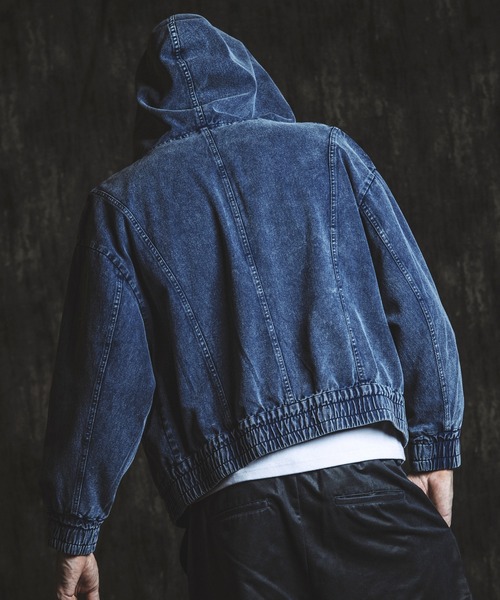 NO ID.(ノーアイディ)の「【NO ID.】Multi Seam Hooded Blouson / マルチ シーム フーデッド ブルゾン(ブルゾン・メンズ・ネイビー/ブラック/グレー・ONE SIZE)」の19枚目の写真