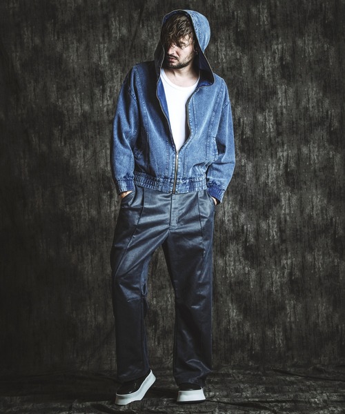 NO ID.(ノーアイディ)の「【NO ID.】Multi Seam Hooded Blouson / マルチ シーム フーデッド ブルゾン(ブルゾン・メンズ・ネイビー/ブラック/グレー・ONE SIZE)」の22枚目の写真