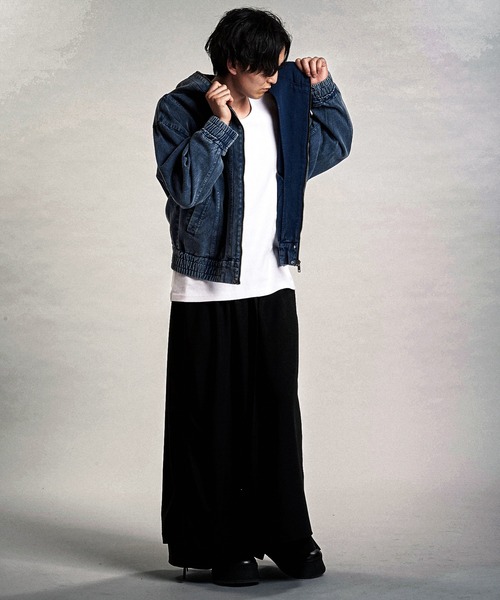 NO ID.(ノーアイディ)の「【NO ID.】Multi Seam Hooded Blouson / マルチ シーム フーデッド ブルゾン(ブルゾン・メンズ・ネイビー/ブラック/グレー・ONE SIZE)」の5枚目の写真