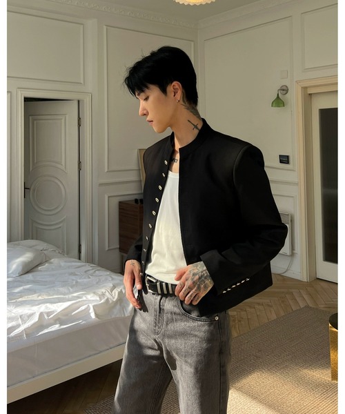 Otte（オッテ）の「スタンドカラージャケット（テーラードジャケット・メンズ・ブラック・MEDIUM/LARGE/X-LARGE）」の16枚目の写真