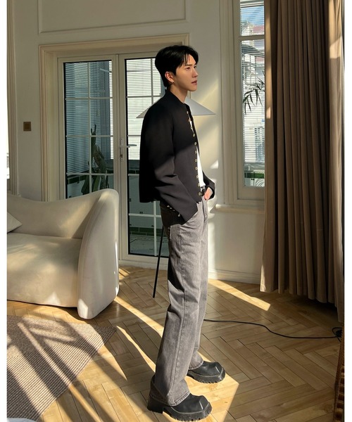Otte（オッテ）の「スタンドカラージャケット（テーラードジャケット・メンズ・ブラック・MEDIUM/LARGE/X-LARGE）」の20枚目の写真