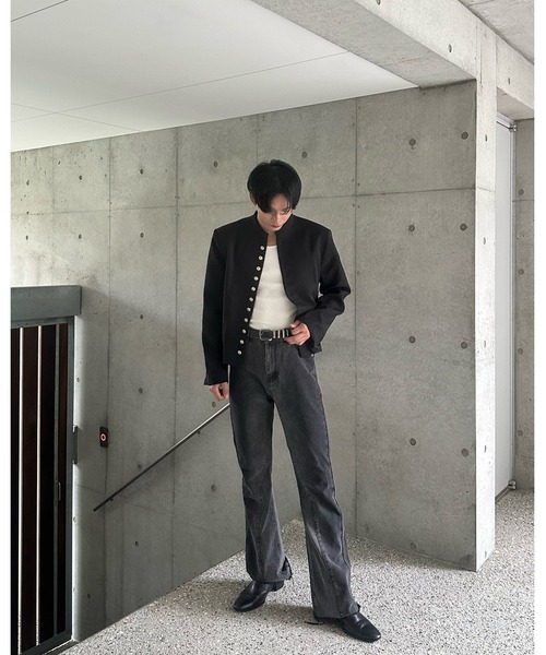 Otte（オッテ）の「スタンドカラージャケット（テーラードジャケット・メンズ・ブラック・MEDIUM/LARGE/X-LARGE）」の7枚目の写真
