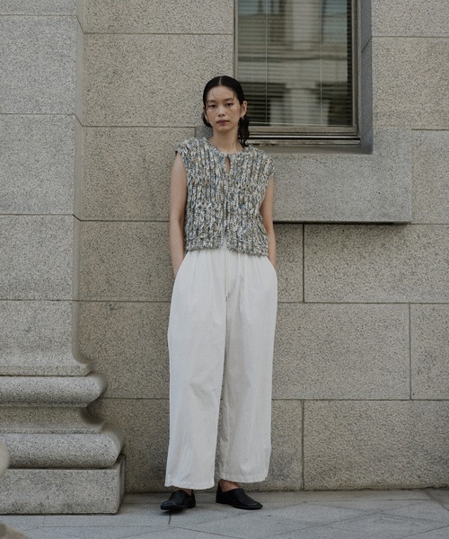 ミックスニットベスト（ベスト）｜hellam（へラム）の