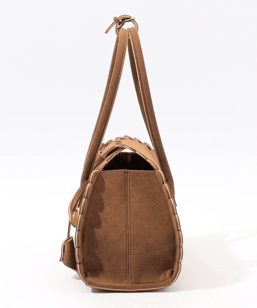 MARY AL TERNA(メアリオルターナ)の「MARY AL TERNA ENSOU ミニバッグ(ハンドバッグ・レディース・ホワイト/ダークブラウン・FREE)」の8枚目の写真