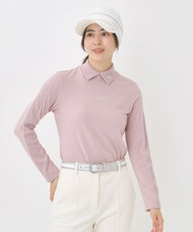 adabat（アダバット）の「【吸湿発熱】サーモスムーススプリットネックプルオーバー（Tシャツ/カットソー）」