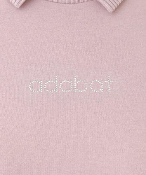 adabat(アダバット)の「【吸湿発熱/ストレッチ/エコ】サーモスムーススプリットネックプルオーバー(Tシャツ/カットソー・レディース・ブルー系その他/ピンク/ライトグレー系9/ホワイト・42/40/38/36)」の17枚目の写真