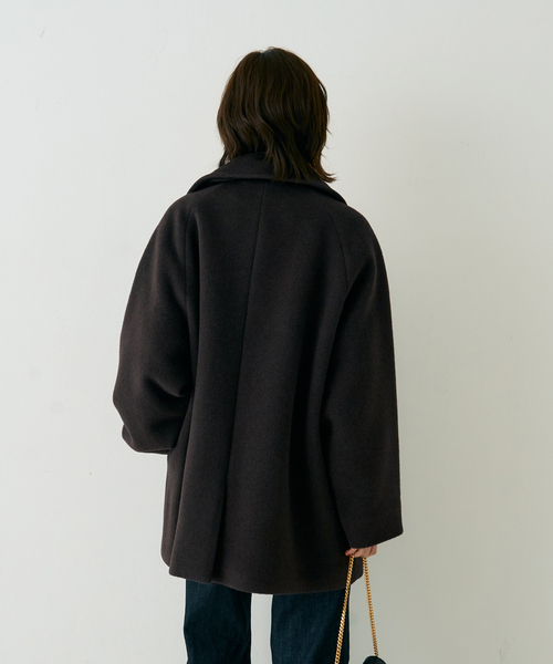 Rouge vif（ルージュヴィフ）の「【TICCA/ティッカ】ピーコート（ピーコート・レディース・ネイビー/ブラウン・フリー）」の8枚目の写真