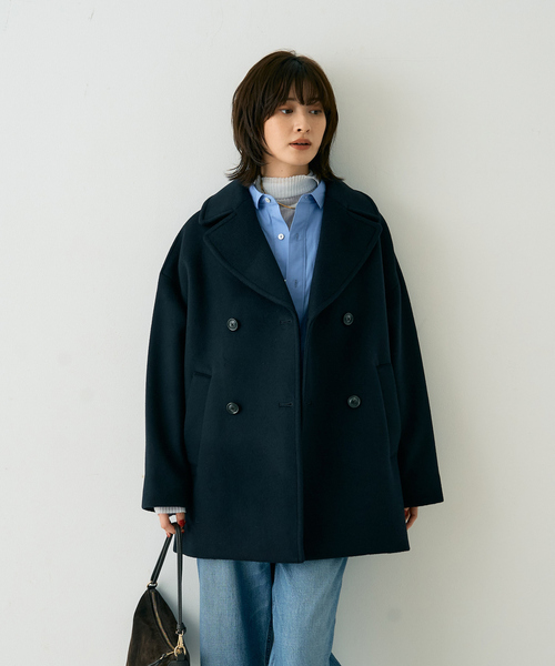 Rouge vif（ルージュヴィフ）の「【TICCA/ティッカ】ピーコート（ピーコート・レディース・ネイビー/ブラウン・フリー）」の10枚目の写真