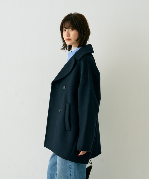 Rouge vif（ルージュヴィフ）の「【TICCA/ティッカ】ピーコート（ピーコート・レディース・ネイビー/ブラウン・フリー）」の12枚目の写真