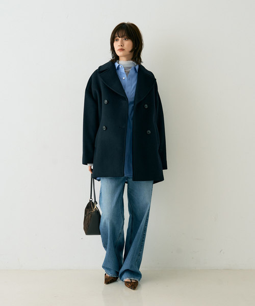 Rouge vif（ルージュヴィフ）の「【TICCA/ティッカ】ピーコート（ピーコート・レディース・ネイビー/ブラウン・フリー）」の19枚目の写真