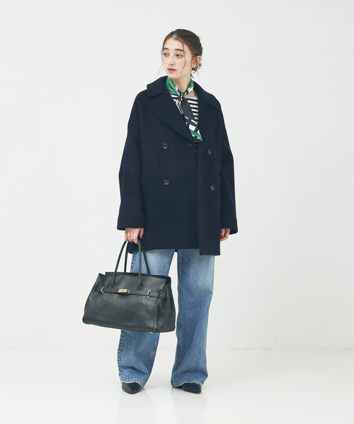 Rouge vif（ルージュヴィフ）の「【TICCA/ティッカ】ピーコート（ピーコート・レディース・ネイビー/ブラウン・フリー）」の20枚目の写真