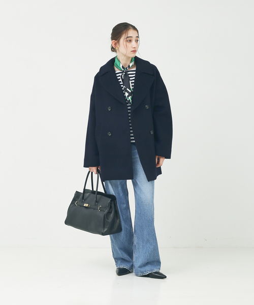 Rouge vif（ルージュヴィフ）の「【TICCA/ティッカ】ピーコート（ピーコート・レディース・ネイビー/ブラウン・フリー）」の21枚目の写真