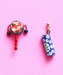 gargle ガーグル:JAPANシリーズ でんでん万華鏡 ピアス