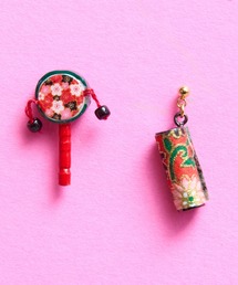 gargle ガーグル:JAPANシリーズ でんでん万華鏡 ピアス