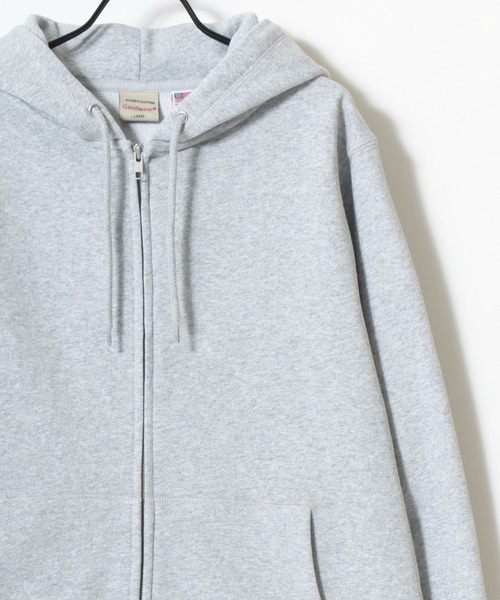 Goodwear(グッドウェア)の「Goodwear/グッドウェア 裏毛 USAコットン 無地 スウェット ジップアップパーカー/フーディー/レディース メンズ(パーカー・メンズ・ネイビー/グレー/チャコール/カーキ/ブラック・L/XL/M)」の7枚目の写真