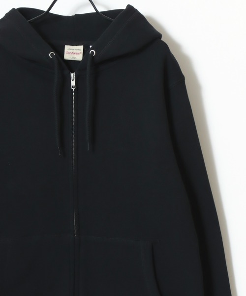 Goodwear(グッドウェア)の「Goodwear/グッドウェア 裏毛 USAコットン 無地 スウェット ジップアップパーカー/フーディー/レディース メンズ(パーカー・メンズ・ネイビー/グレー/チャコール/カーキ/ブラック・L/XL/M)」の6枚目の写真