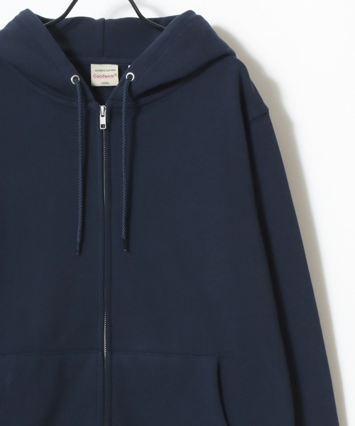Goodwear(グッドウェア)の「Goodwear/グッドウェア 裏毛 USAコットン 無地 スウェット ジップアップパーカー/フーディー/レディース メンズ(パーカー・メンズ・ネイビー/グレー/チャコール/カーキ/ブラック・L/XL/M)」の10枚目の写真