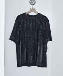 TAAKK RUFFLE PRINT T-SHIRTS TA825AW-JR092：Tシャツ