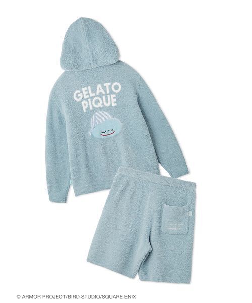 ◉新品◉ジェラートピケ　ドラゴンクエスト　パウダースライムパーカ＆ハーフパンツ ドラゴンクエスト】【キッズ】パウダースライムパーカ＆ハーフ