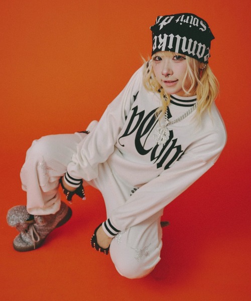 GALFY（ガルフィー）の「【GALFY】GAL スポオフショルミニワンピ / 【ガルフィー】オフショルダースウェットミニワンピース（ワンピース・レディース・杢グレー/ブラック/ホワイト・ONE SIZE）」の18枚目の写真