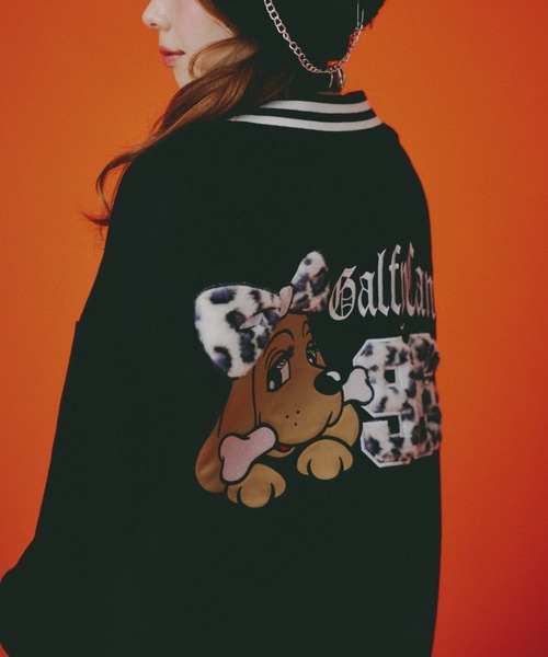 GALFY（ガルフィー）の「【GALFY】GAL スポオフショルミニワンピ / 【ガルフィー】オフショルダースウェットミニワンピース（ワンピース・レディース・杢グレー/ブラック/ホワイト・ONE SIZE）」の7枚目の写真