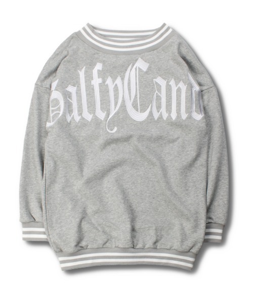 GALFY（ガルフィー）の「【GALFY】GAL スポオフショルミニワンピ / 【ガルフィー】オフショルダースウェットミニワンピース（ワンピース・レディース・杢グレー/ブラック/ホワイト・ONE SIZE）」の14枚目の写真