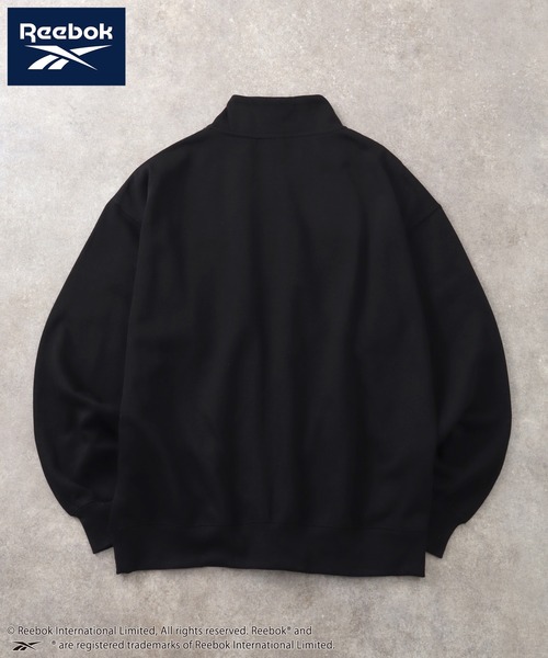 Reebok(リーボック)の「【Reebok/リーボック】裏起毛 ハーフジッププルオーバー スウェット(スウェット・メンズ・ネイビー/ホワイト/ブラック/アッシュグレー・M/L/LL)」の21枚目の写真