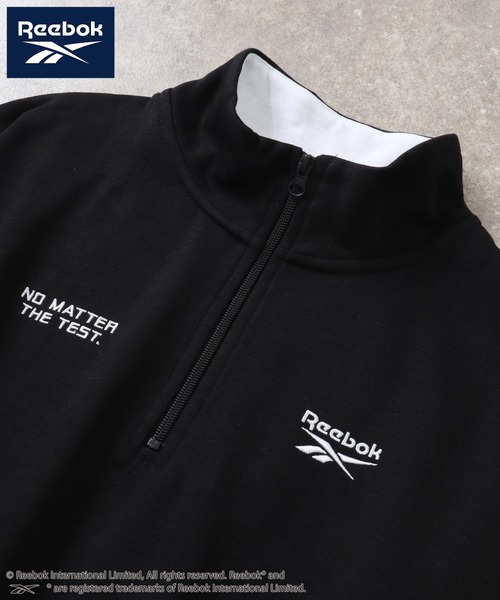 Reebok(リーボック)の「【Reebok/リーボック】裏起毛 ハーフジッププルオーバー スウェット(スウェット・メンズ・ネイビー/ホワイト/ブラック/アッシュグレー・M/L/LL)」の22枚目の写真