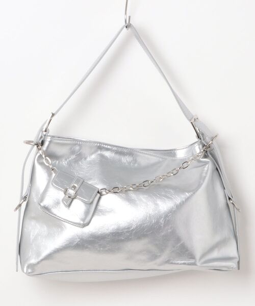 Burner(バーナー)の「【OKUOKU 0909】チャーム付き ワンショルダーバッグ oku-bag-31-39(ショルダーバッグ・レディース・シルバー・FREE)」の6枚目の写真