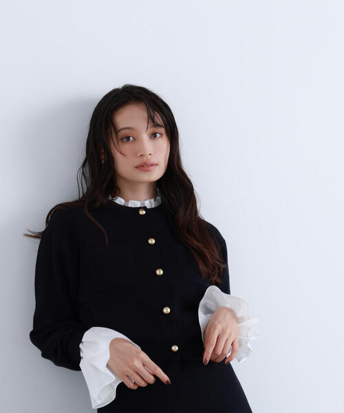 ◇【Oggi掲載】ダブルフェイスニットセットアップ（ワンピース