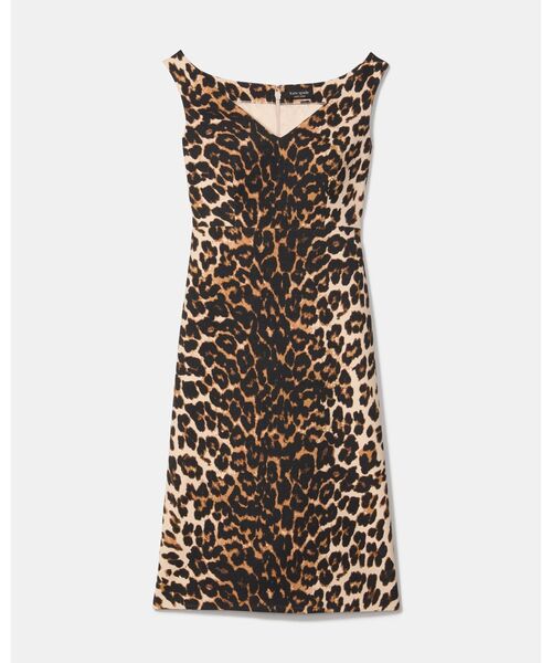 新品未使用✨訳あり　ケイトスペード　ワンピース　ドレス　レオパード　豹柄　総柄 グラフィック レオパード ミディ ドレス | ウェア | ケイト