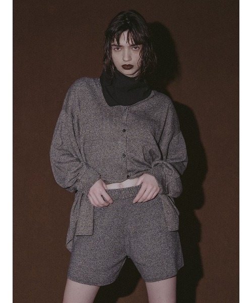 セール】KNIT OVER SHIRT（シャツ/ブラウス）｜ELCHELE（エルチェレ