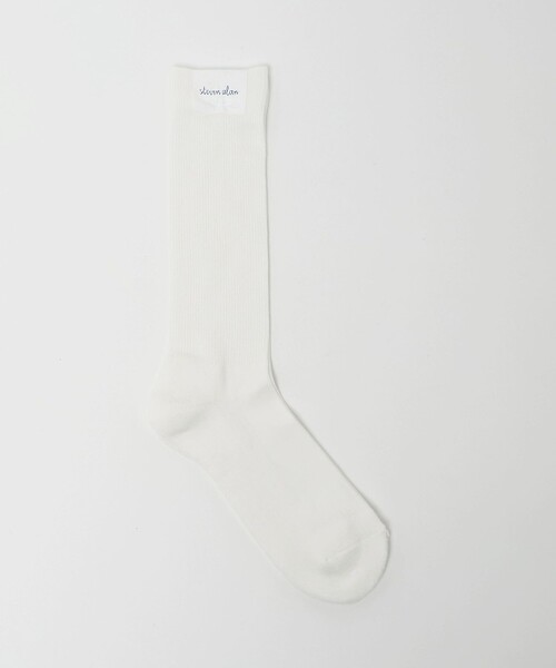 Steven Alan（スティーブンアラン）の「＜Steven Alan＞ ミドル ホーズ パイル ソックス（ソックス/靴下・メンズ・オリーブ/ブラック/パープル/ホワイト/ダークブラウン・FREE）」の2枚目の写真