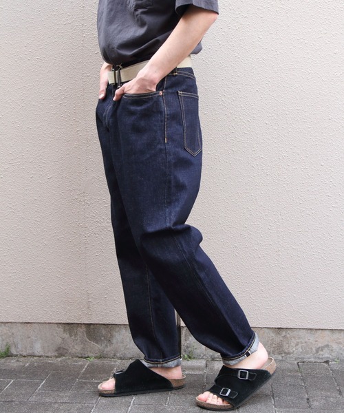 Sanca(サンカ)の「Sanca/サンカ デニム5Pテーパード フィット 15.5oz DENIM 5P TAPERED FIT(デニムパンツ・メンズ・インディゴブルー・1/2/3)」の5枚目の写真