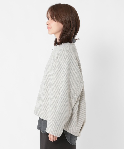 セール】ノーカラーコクーンコート（ノーカラーコート）｜studio CLIP