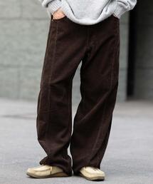 WEGO | WEGO/【25年秋冬新作】イージー3Dバレルレッグコーデュロイパンツ(その他パンツ)