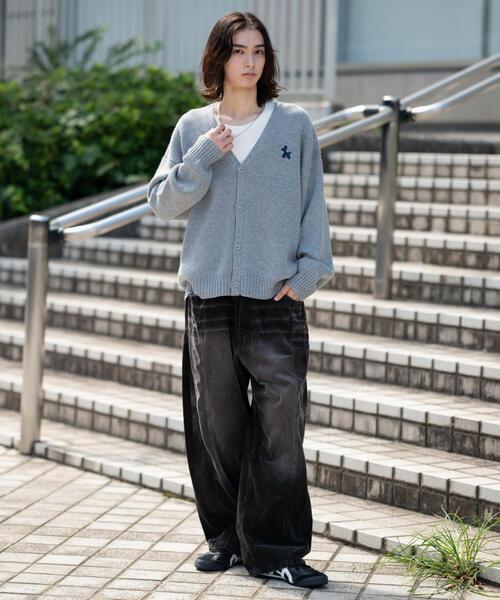 WEGO（ウィゴー）の「WEGO/【25年秋冬新作】イージー3Dバレルレッグコーデュロイパンツ（その他パンツ・メンズ・ブラウン/ダークブラウン/ブラック系その他・MEDIUM/LARGE）」の4枚目の写真