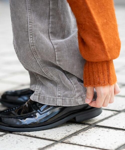 WEGO（ウィゴー）の「WEGO/【25年秋冬新作】イージー3Dバレルレッグコーデュロイパンツ（その他パンツ・メンズ・ブラウン/ダークブラウン/ブラック系その他・MEDIUM/LARGE）」の8枚目の写真