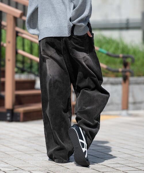 WEGO（ウィゴー）の「WEGO/【25年秋冬新作】イージー3Dバレルレッグコーデュロイパンツ（その他パンツ・メンズ・ブラウン/ダークブラウン/ブラック系その他・MEDIUM/LARGE）」の13枚目の写真