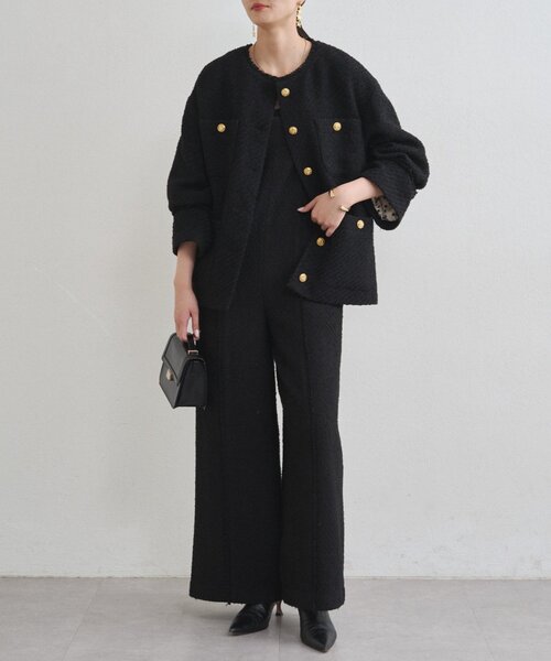 20周年限定】ツイードジャケット（ノーカラージャケット