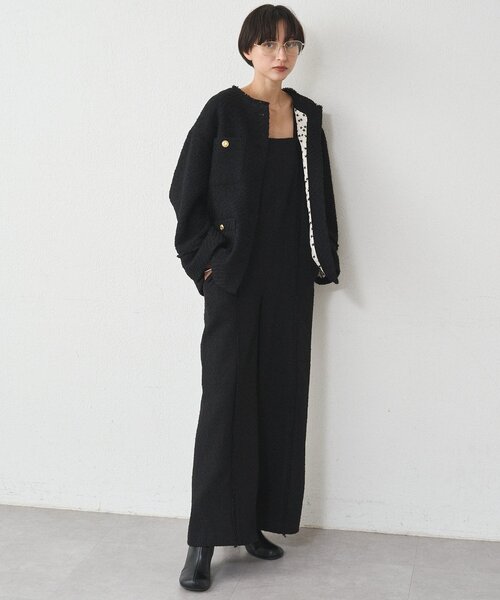 20周年限定】ツイードジャケット（ノーカラージャケット