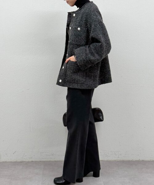 20周年限定】ツイードジャケット（ノーカラージャケット