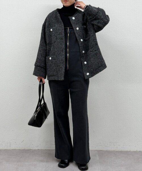 20周年限定】ツイードジャケット（ノーカラージャケット