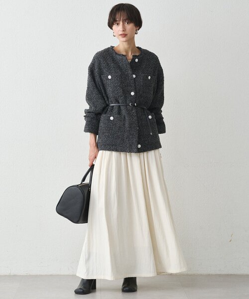 20周年限定】ツイードジャケット（ノーカラージャケット