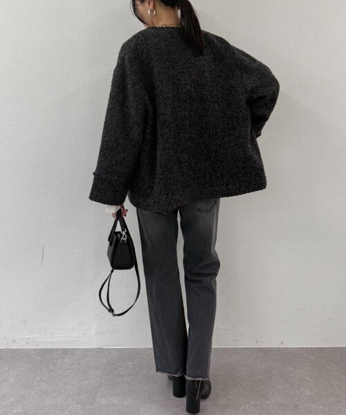 20周年限定】ツイードジャケット（ノーカラージャケット