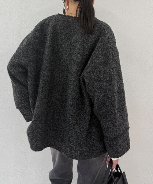 セール】ツイードジャケット（ノーカラージャケット）｜LOUNGEDRESS