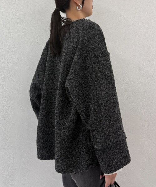 セール】ツイードジャケット（ノーカラージャケット）｜LOUNGEDRESS