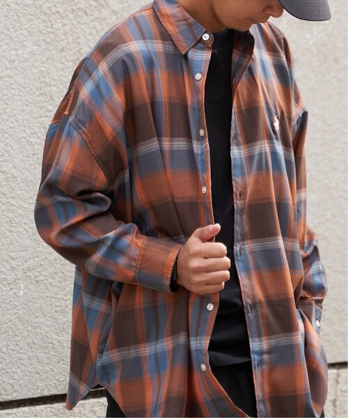 BEVERLY HILLS POLO CLUB（ビバリーヒルズポロクラブ）の「BEVERLY HILLS POLO CLUB TRルーズシルエットシャツ（シャツ/ブラウス・レディース・ブラック/サックスブルー/イエロー系/オレンジ系/グリーン系/グレー・M）」の6枚目の写真