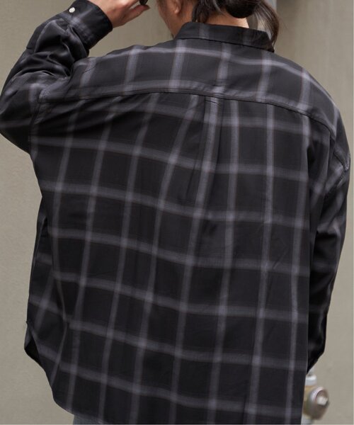 BEVERLY HILLS POLO CLUB（ビバリーヒルズポロクラブ）の「BEVERLY HILLS POLO CLUB TRルーズシルエットシャツ（シャツ/ブラウス・レディース・ブラック/サックスブルー/イエロー系/オレンジ系/グリーン系/グレー・M）」の8枚目の写真