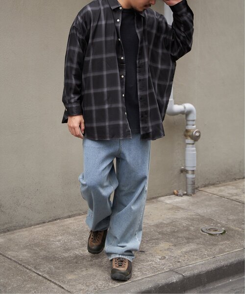 BEVERLY HILLS POLO CLUB（ビバリーヒルズポロクラブ）の「BEVERLY HILLS POLO CLUB TRルーズシルエットシャツ（シャツ/ブラウス・レディース・ブラック/サックスブルー/イエロー系/オレンジ系/グリーン系/グレー・M）」の9枚目の写真